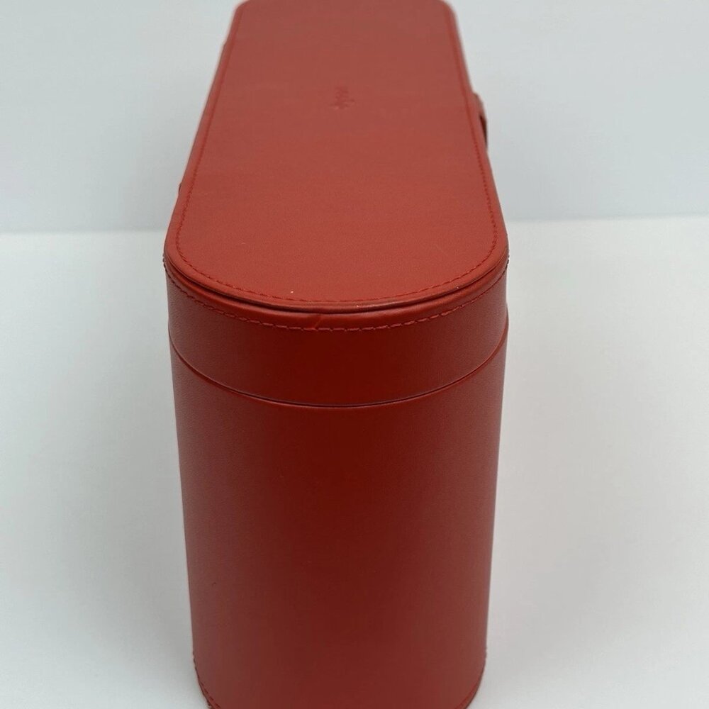 NEW Authentic Dyson Supersonic Hair Dryer Storage Case Red Leather Box CASE ONLY - Picture 10 of 16